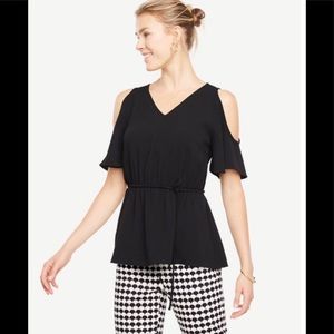 Ann Taylor Cold Shoulder Top